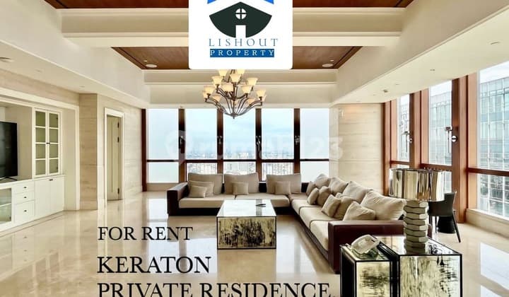 For rent rare unit apartment Keraton Private Residence Thamrin Central Jakarta