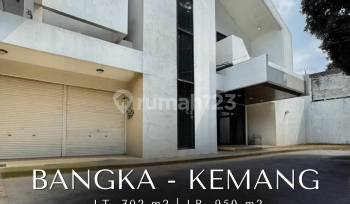 Dijual rumah lama terawat bebas banjir Bangka Kemang Jakarta Selatan
