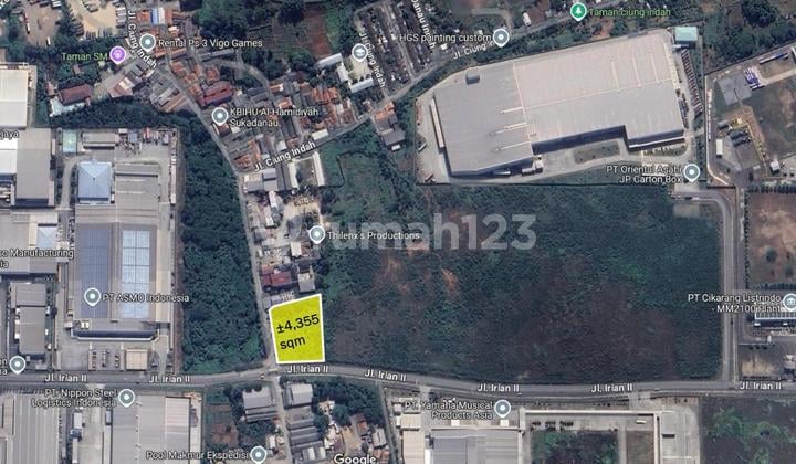 DIJUAL TANAH INDUSTRI DI MM2100 - BEKASI