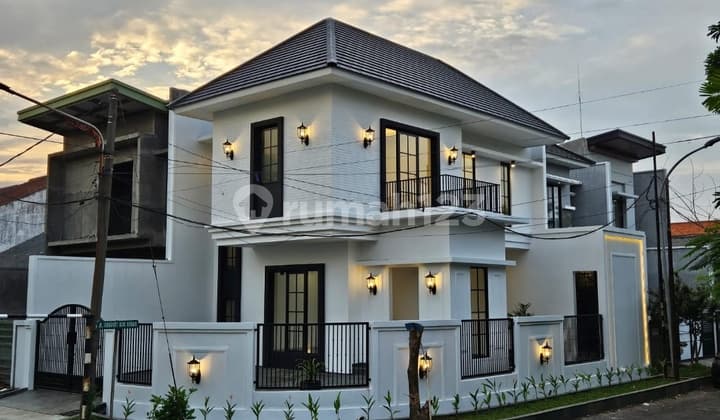 Dijual Rumah Rungkut Asri Baru Gress American Classic Dekat Ubaya Tenggilis Transmart