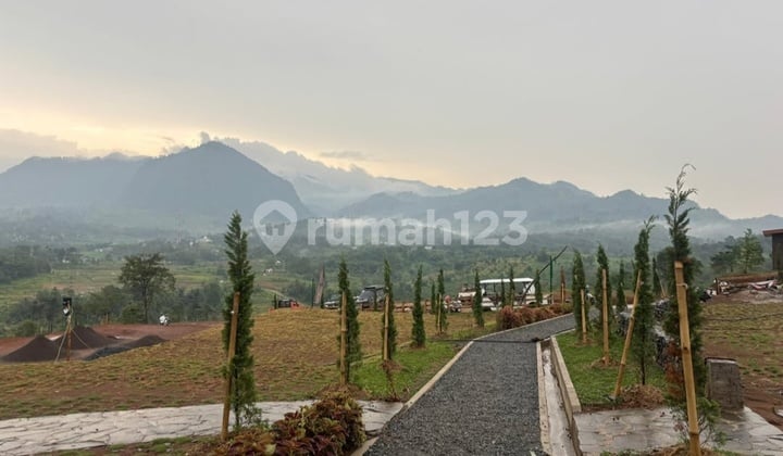 Tanah dengan View Pegunungan Dekat Tempat Wisata Sudah SHM