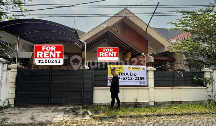 EN: House for Rent Furnished Manyar Tirtoyoso