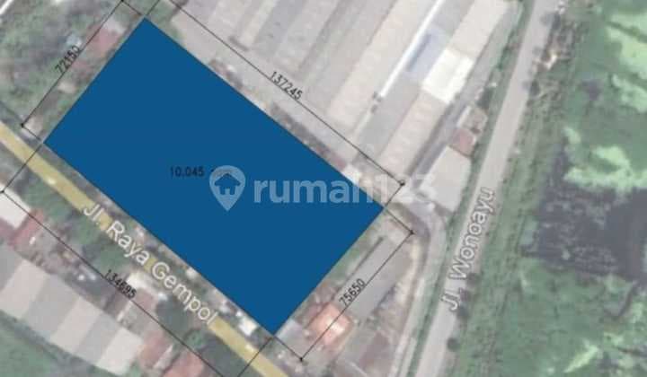 Dijual Tanah Lahan di Raya Gempol Pasuruan