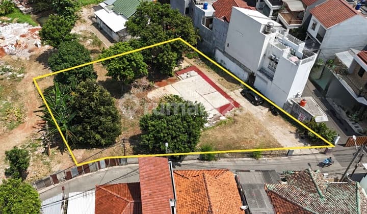 Dijual Tanah Luas 1045 Meter Di Jagakarsa Jakarta Selatan- Cocok Untuk Dibuat Cluster Perumahan Maupun Untuk Investasi Tanah