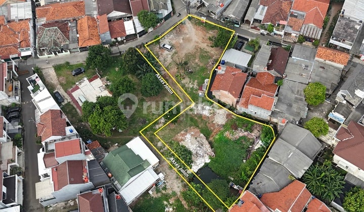 Dijual Tanah Murah Di Jagakarsa. Cocok Untuk Dibuat Cluster Perumahan , Resto. Tanah Shm 1287.0 M²