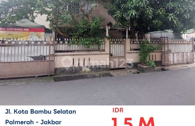 Dijual Murah Lelang Rumah 2 Lantaii Kota Bambu Selatan Palmerah Jakarta Barat