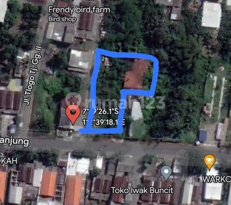 Tanah Kosong Termurah Surabaya Barat Jalan Bangkingan Undermarket