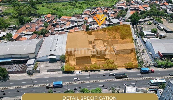 Tanah Bangunan Ex Showroom Jalan Raya Kletek Sidoarjo Komersil