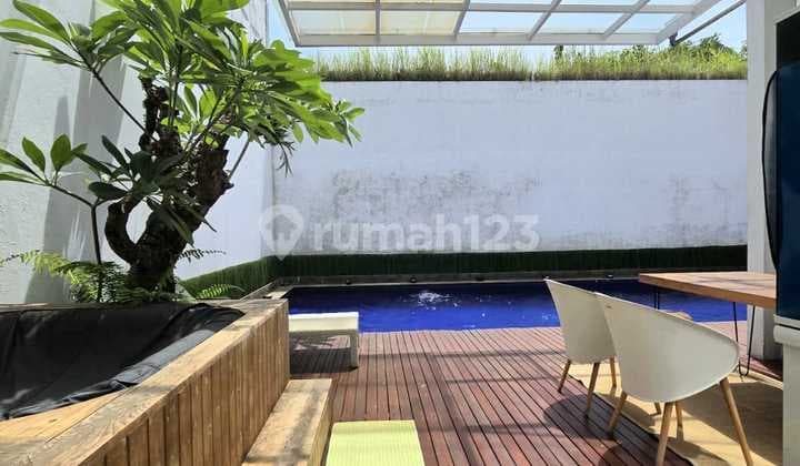 Modern Minimalist House With Swimming Pool In Kebayoran Bintaro