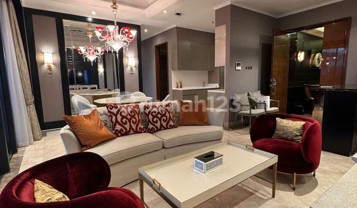 Dijual Apartemen District 8 , 3BR menjadi 2BR Luas 179 m2 , Tower Eternity - High Floor , Full Furnish