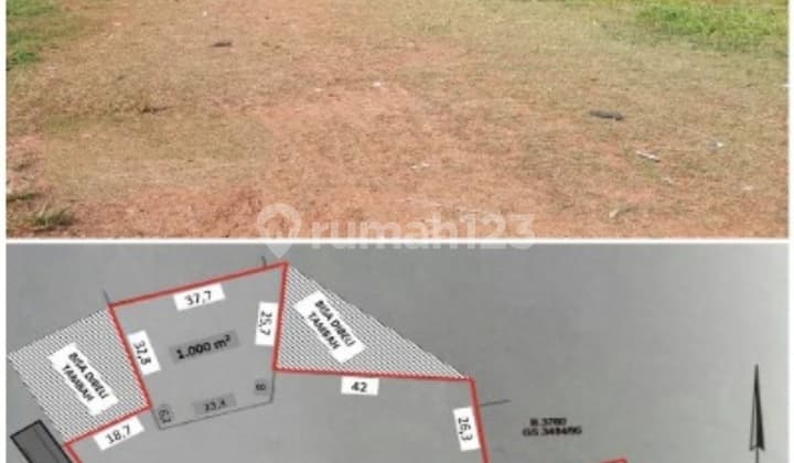 Dijual Turun Harga Tanah Lokasi Strategis Depan Stasiun Rawa Buntu BSD