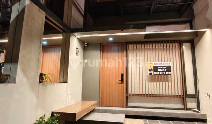 Disewakan Rumah Modern 2LT Semi Furnished Cluster Fleekhauz, BSD City Tangerang