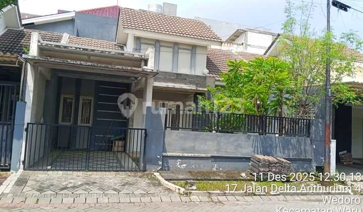 Dijual Via Lelang Rumah 1Lt di Grand Deltasari Waru Sidoarjo