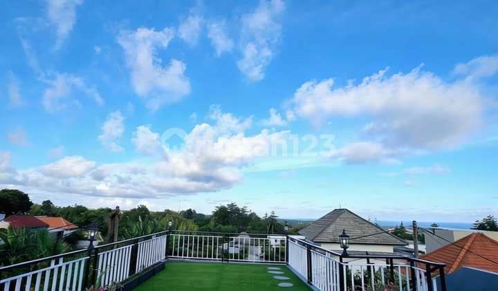 Villa Ocean View dengan 3 Kamar Tidur 4 Kamar Mandi Luas Tanah 272 Lantai 2 Full Furnish di Ungasan