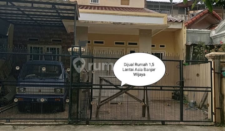 Dijual Rumah 1,5 Lantai Siap Huni Cluster Asia Banjar Wijaya