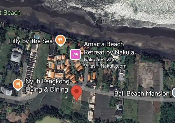Tanah Murah Beach Side And River View Lingkungan Villa di Tabanan