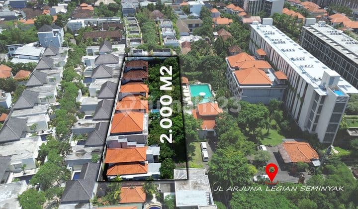Tanah Sewa Bonus Bangunan Deket Pantai di Seminyak Kuta Bali