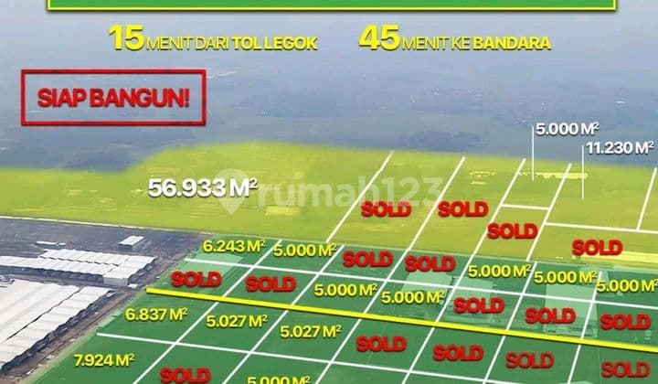 Kavling Industri Blessindo Legok Tangerang Strategis Akses Tol