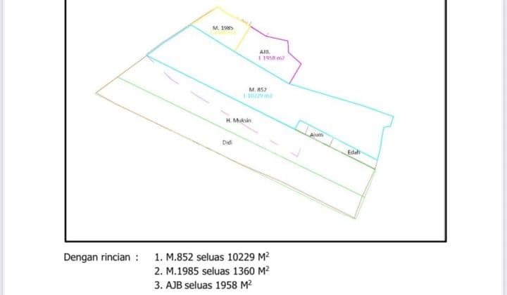 Tanah Siap Pakai 13548 Meter Murah di Cikampek Karawang