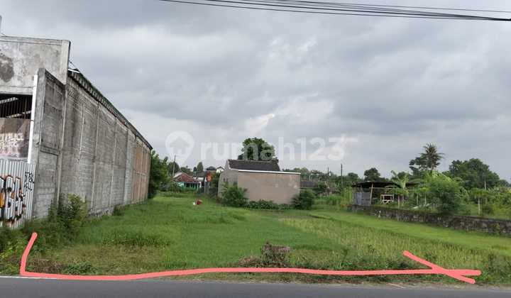 Tanah sawah dijual di jalan Barongan kawasan canden Jetis bantul.