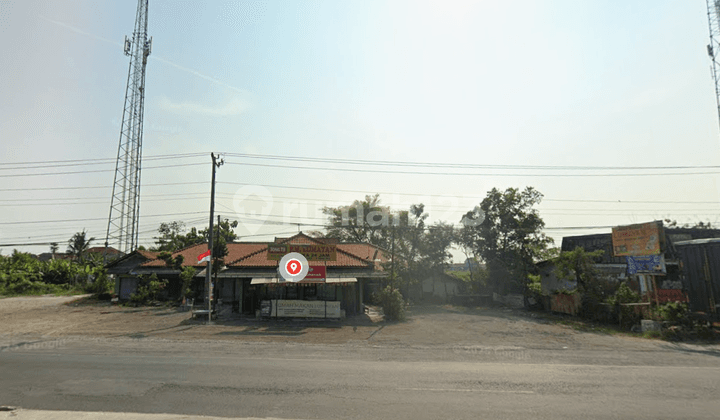 Tanah Bonus Bangunan Cocok untuk Usaha Lokasi Jl Raya Pantura Brebes - Jawa Tengah