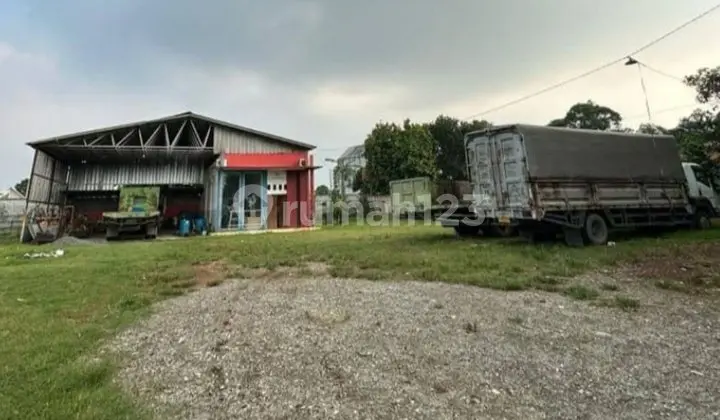 Dijual Tanah Bonus Gudang & Kantor, Setu Bekas Dkt Tol Burangkeng