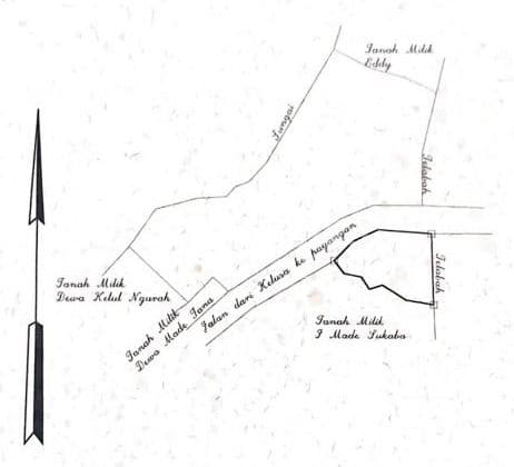 Dijual Tanah Pinggir Jalan - Lokasi Strategis di Keliki, Ubud
