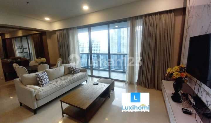 Disewakan Apartemen Anandamaya Residence Sz 175m2 Type 3 Bed+1 Full Furnish, Middle Floor, City View