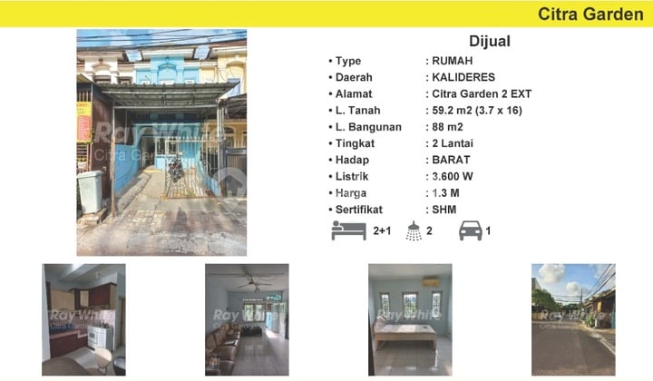 Dijual Rumah Bagus Citra Garden 2 Extention , Jakarta Barat 0032-AGU