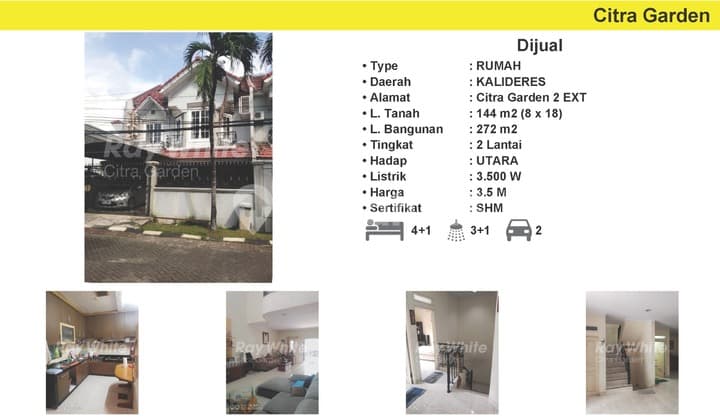 Jual Rumah Citra 2 Ext SHM Kalideres, Jakarta Barat 0065-HEY