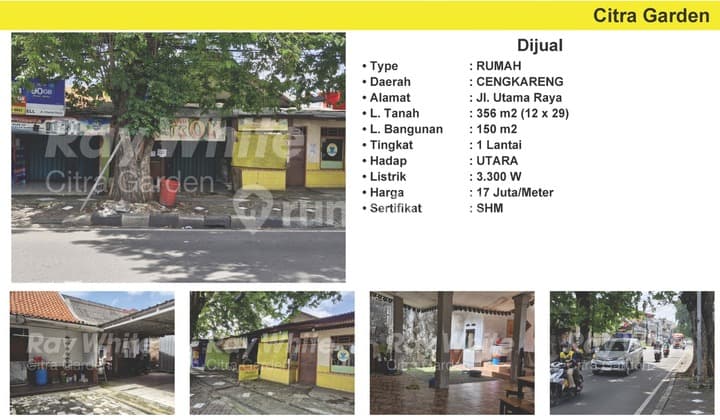 Jual Ruang-Usaha, 1 Lantai, SHM Utama Raya Cengkareng Jakarta Barat 0055-Gal