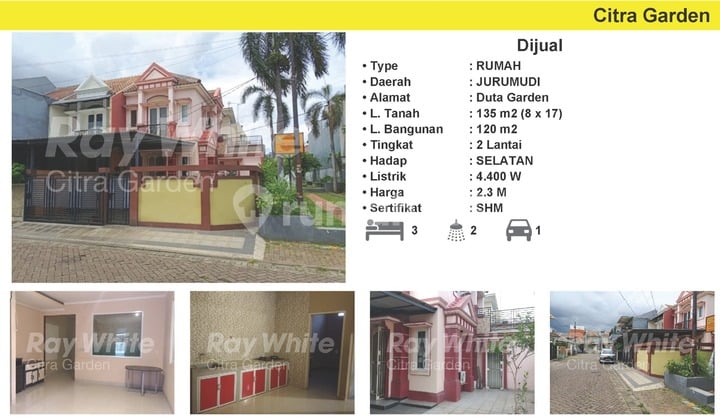 Dijual Rumah MURAH Furnish SHM Duta Garden Tangerang 0021-AGSJOH