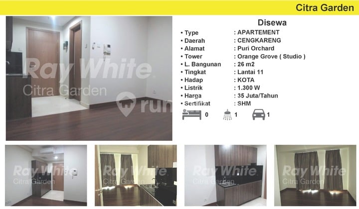 Disewakan Apartment Puri Orchard bagus Furnished 0042-RIZ