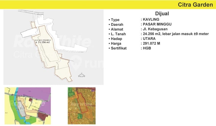 Jual Tanah Exclusive HGB 24.256 M Kebagusan1 Psr Minggu0020heypau
