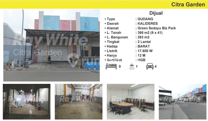 Jual Ruko 2 Lantai Green Sedayu Bizpark HGB Furnished 0023Heypau