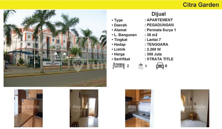 Dijual Apartment Permata Surya 1 Bagus Furnished 0047-MAR