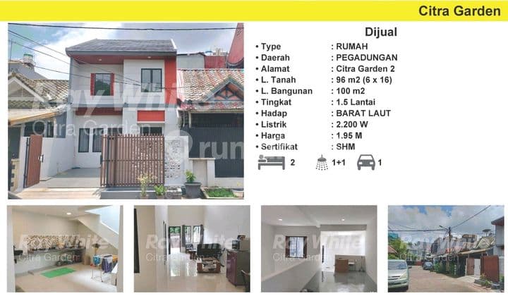 Jual Rumah Murah, 2 Lantai, Citra Garden2 Jakarta Barat 0047-Joh