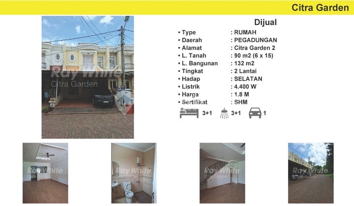 Jual Rumah Murah 2 Lantai SHM Citra Garden2 Jakarta Barat 0034Joe