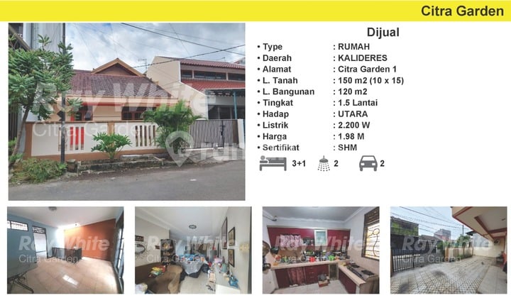 Dijual Rumah Bagus Citra Garden 1 SHM Kalideres, Jak-Bar 0057-TON