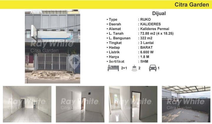 Sell Cheap Shop House Exclusive Roadside Kalideres West Jakarta 0065Crspau