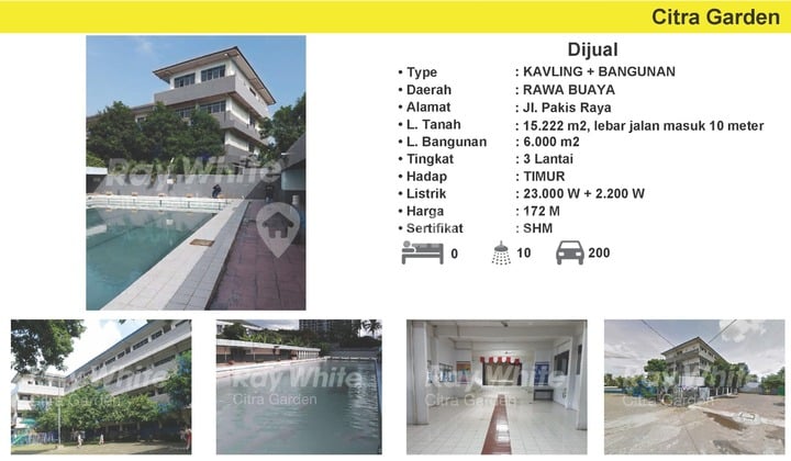 Dijual Ruang Usaha 15.222 m2 SHM Bojong Indah JakBar 0075-AHAHEY