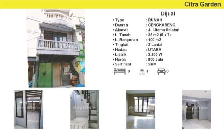 Dijual Rumah MURAH SHM Cengkareng Barat, Jakarta Barat 0036-DAD