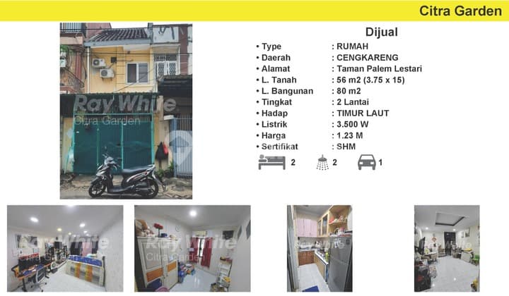 For Sale Nice House SHM Taman Palem Lestari, West Jakarta 0044-JOE