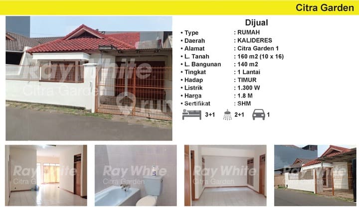 Jual Rumah Citra 1 Bagus SHM Kalideres, JakBar 0046-JOH