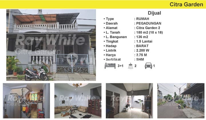 For Sale Nice House Citra Garden 2, West Jakarta 0061-DINPIO