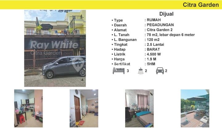 Dijual Rumah Murah Citra Garden 2 SHM Jakarta Barat 0042-Chrwid