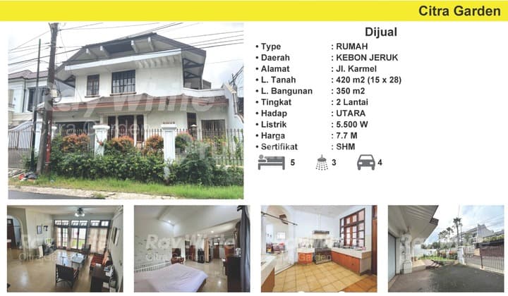 For Sale: Cheap Luxury Exclusive Freehold House in Kebon Jeruk, West Jakarta 0020