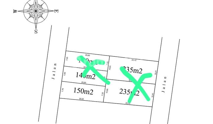 Small Plot Land in Villa Neighborhood