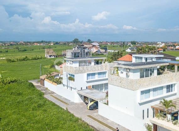 Luxury 4 Bedrooms Villa Modern Style With Ocean And Rice Field View at Cemagi Beach - Bali