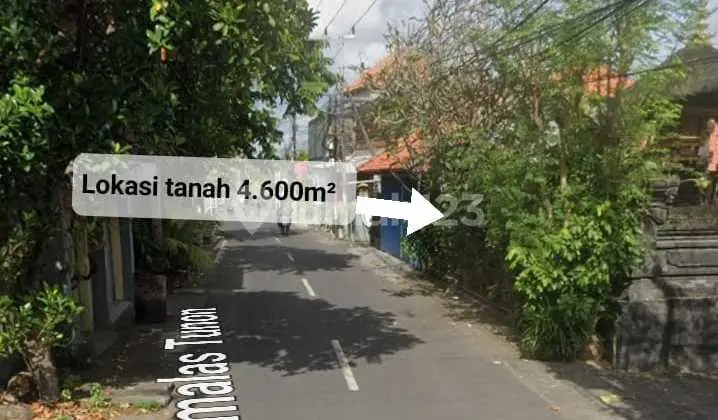 Tanah Bonus Bangunan Villa di Umalas (Pinggir Jalan Utama Umalas Tunon)